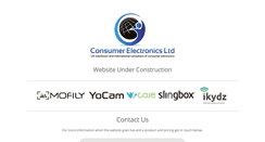 Desktop Screenshot of consumerelectronicsltd.com